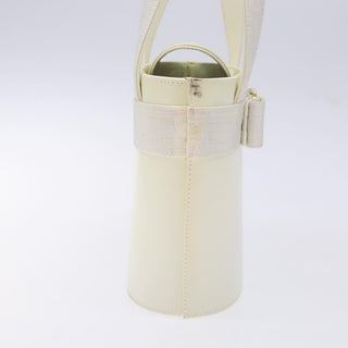 Salvatore Ferragamo Vara Bow Top Handle Bucket Bag Patent Leather