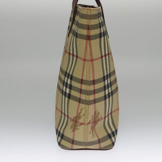 Burberry Top Handle Tote Haymarket Coated Canvas
