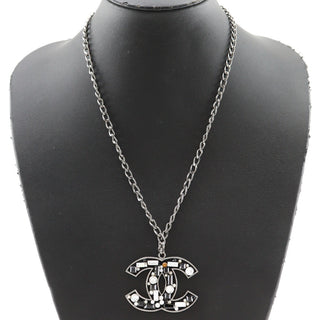 Chanel CC Pendant Necklace Metal
