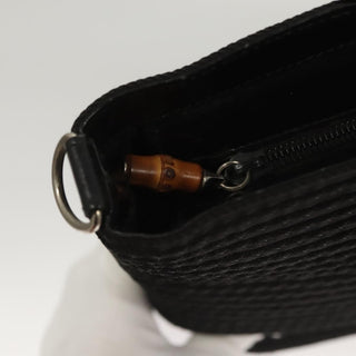 Gucci Vintage Bamboo Handle Tote Canvas