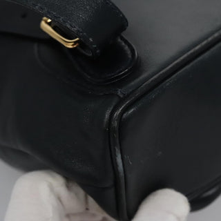 Gucci Vintage Bamboo Backpack Leather