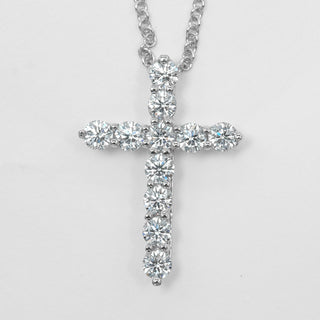 Tiffany & Co. Cross Pendant Platinum and Diamonds