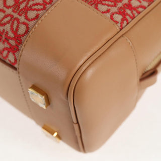 Loewe Amazona Bag Leather and Jacquard Canvas
