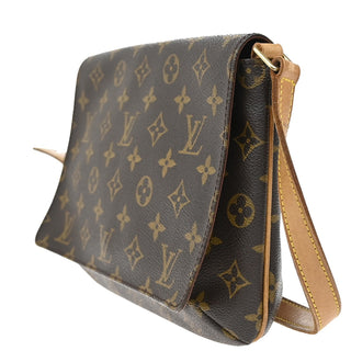 Louis Vuitton Musette Tango Handbag Monogram Canvas
