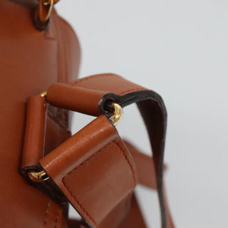 Gucci Vintage Bamboo Backpack Leather