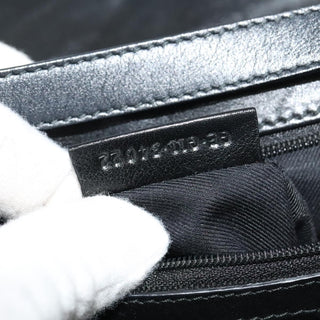 Bvlgari Chandra Flap Shoulder Bag Leather