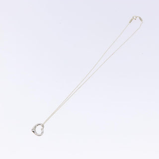 Tiffany & Co. Elsa Peretti Open Heart Pendant Necklace Sterling Silver