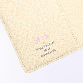 Louis Vuitton Agenda Cover Damier Azur