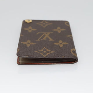 Louis Vuitton Porte Cartes Pression Card Case Monogram Canvas