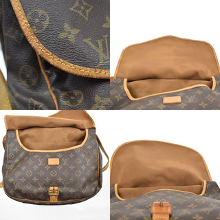 Louis Vuitton Saumur Handbag Monogram Canvas