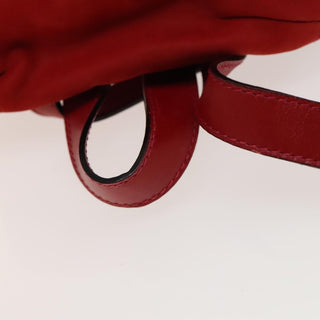 Salvatore Ferragamo Gancini Flap Drawstring Backpack Suede