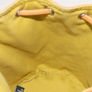 Hermes Polochon Mimile Drawstring Backpal Canvas