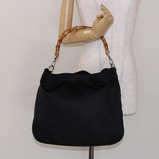Gucci Vintage Bamboo Handle Tote Nylon