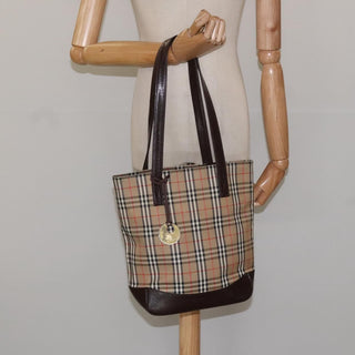 Burberry Nova Check Tote canvas check pattern
