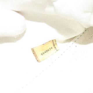 Chanel Vintage Logo Bowler Bag Quilted Canvas