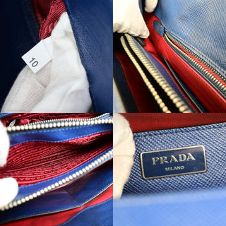 Prada Cuir Double Tote Saffiano Leather