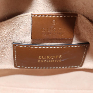 Gucci Chain Crossbody Bag Blooms Print GG Coated Canvas