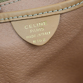 Celine Vintage Macadam Shoulder Bag Canvas