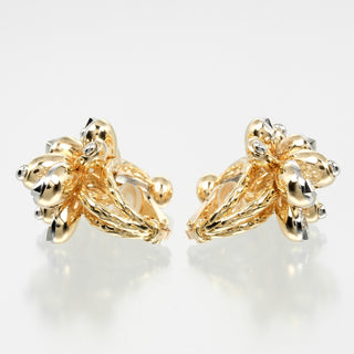 Cartier Grain de Cafe Earring Gold and Platinum