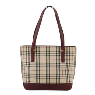 Burberry Nova Check Tote canvas check pattern