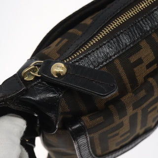 Fendi Chef Zip Crossbody Bag Zucca Canvas