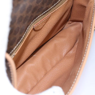 Celine Vintage Macadam Shoulder Bag Canvas