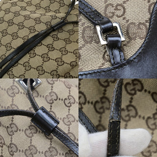Gucci Drawstring Backpack GG Canvas