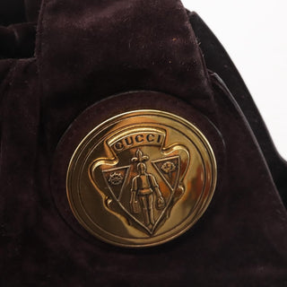 Gucci Hysteria Convertible Top Handle Bag Suede