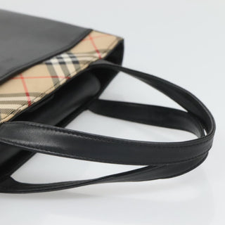 Burberry Nova Check Tote Canvas and Leather