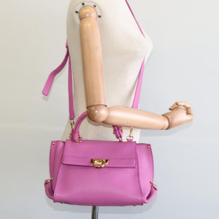 Salvatore Ferragamo Sofia Satchel Leather