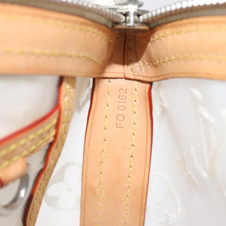 Louis Vuitton Transparence Lockit Handbag Mesh and Leather