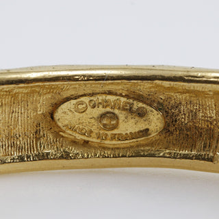 Chanel Vintage Bangle Bracelet Gold-plated