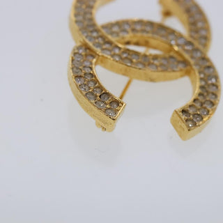 Chanel CC Brooch Metal with Crystals