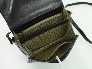 Saint Laurent Vintage Flap Crossbody Bag Leather
