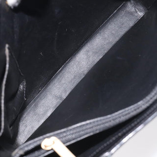 Chanel Vintage Embossed Logo Shoulder Bag Patent