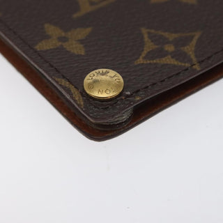 Louis Vuitton Porte Cartes Pression Card Case Monogram Canvas
