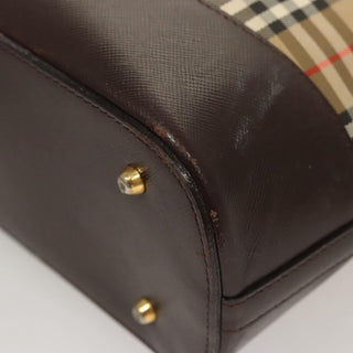 Burberry Nova Check Tote canvas check pattern