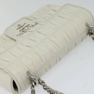 Prada Chain Flap Shoulder Bag Nappa Gaufre