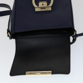 Salvatore Ferragamo Tassel Gancini Lock Flap Shoulder Bag Leather