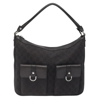 Gucci Abbey Pocket Hobo GG Canvas