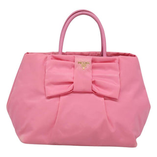 Prada Bow Tote Tessuto with Leather