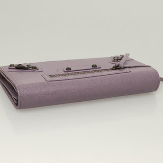 Balenciaga Classic Continental Zip Around Wallet Leather