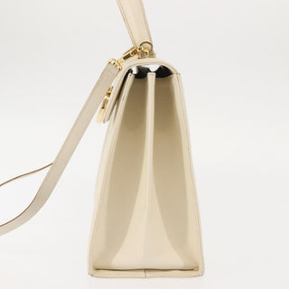 Salvatore Ferragamo Gancini Convertible Top Handle Bag Leather