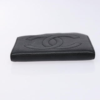 Chanel CC Bifold Wallet Quilted Caviar