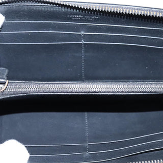 Bottega Veneta Intrecciato Long Zip  Wallet Leather