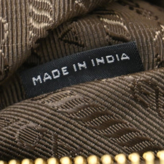 Prada Logo Convertible Boston Bag Canvas