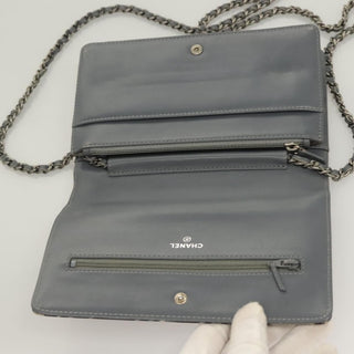 Chanel Wallet on Chain Camellia Patent