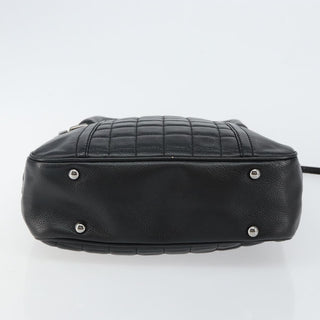 Chanel Vintage Button Tote Quilted Caviar