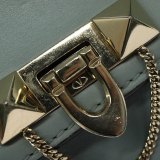 Valentino Garavani Demilune Flap Satchel Leather