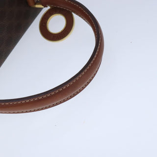 Celine Vintage Convertible Top Handle Bag Macadam Coated Canvas
